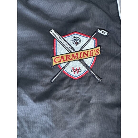Rawlings Mesh Lined Golf Baseball Windbreaker Black Pullover Men's XL Carmines - Picture 7 of 9